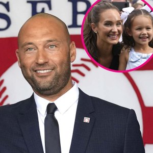 Derek Jeters Wife Hannah Jeter Daughters Make Rare Appearance Hall Fame Induction