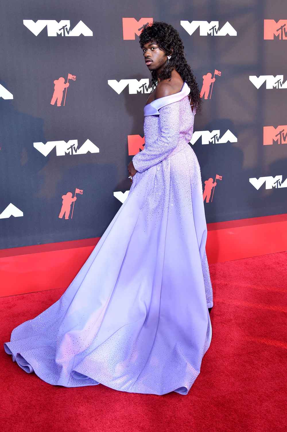 Did Lil Nas X Suit Dress Hybrid Just Break Internet VMAs 2021