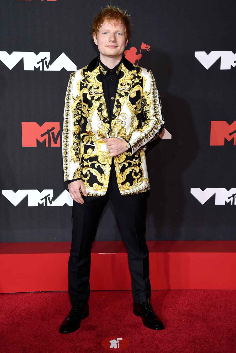 Ed Sheeran Red Carpet MTV 2021 VMAs Hottest Hunks