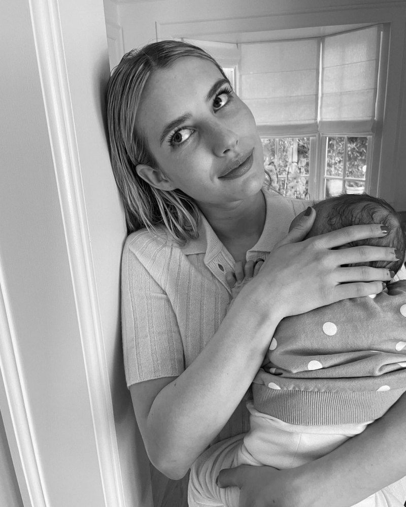 Emma Roberts Shares Throwback Photo With Son Rhodes: ‘So Tired So Happy'