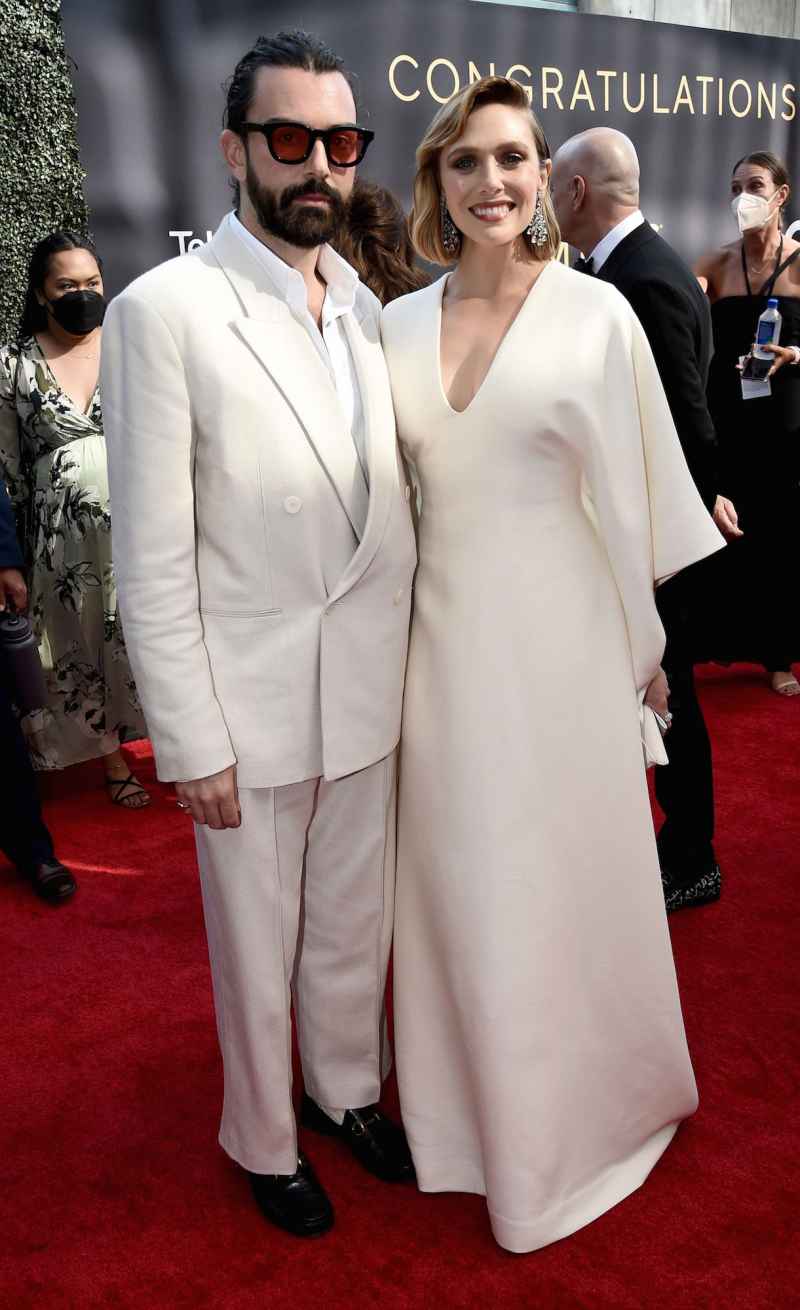 Emmys 2021 Couples Elizabeth Olsen Robbie Arnett