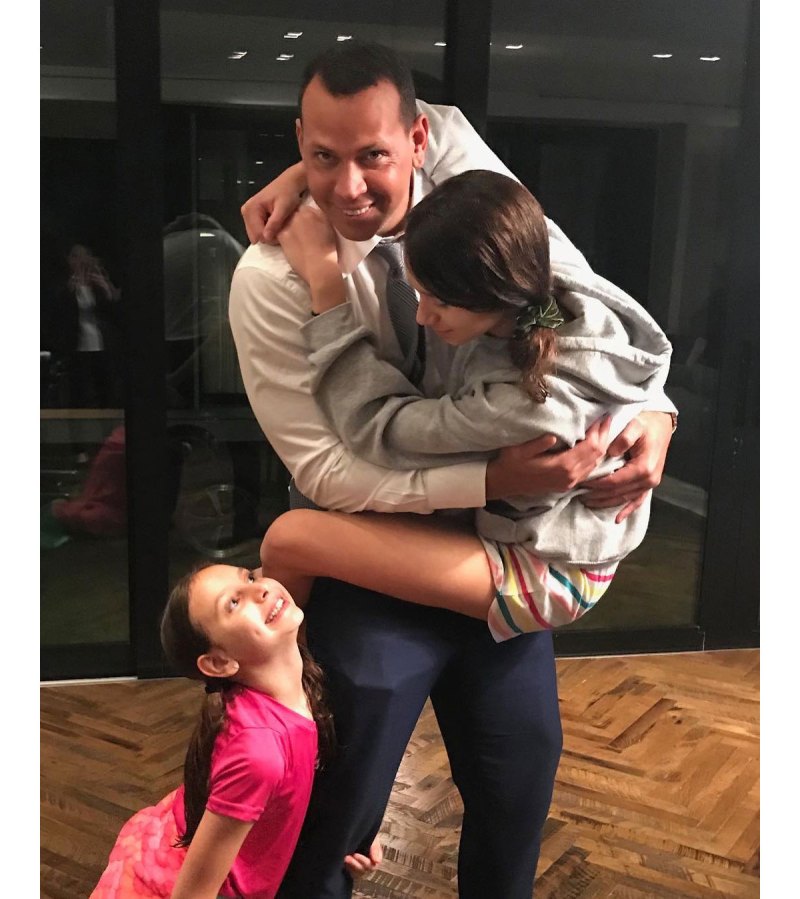 February 2018 Alex Rodriguez Best Moments With His Daughters Natasha and Ella