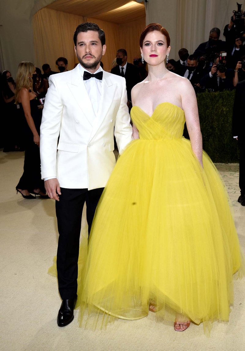 Game of Thrones Kit Harrington Rose Leslie Make Perfect Pair Met Gala 2021 Photos