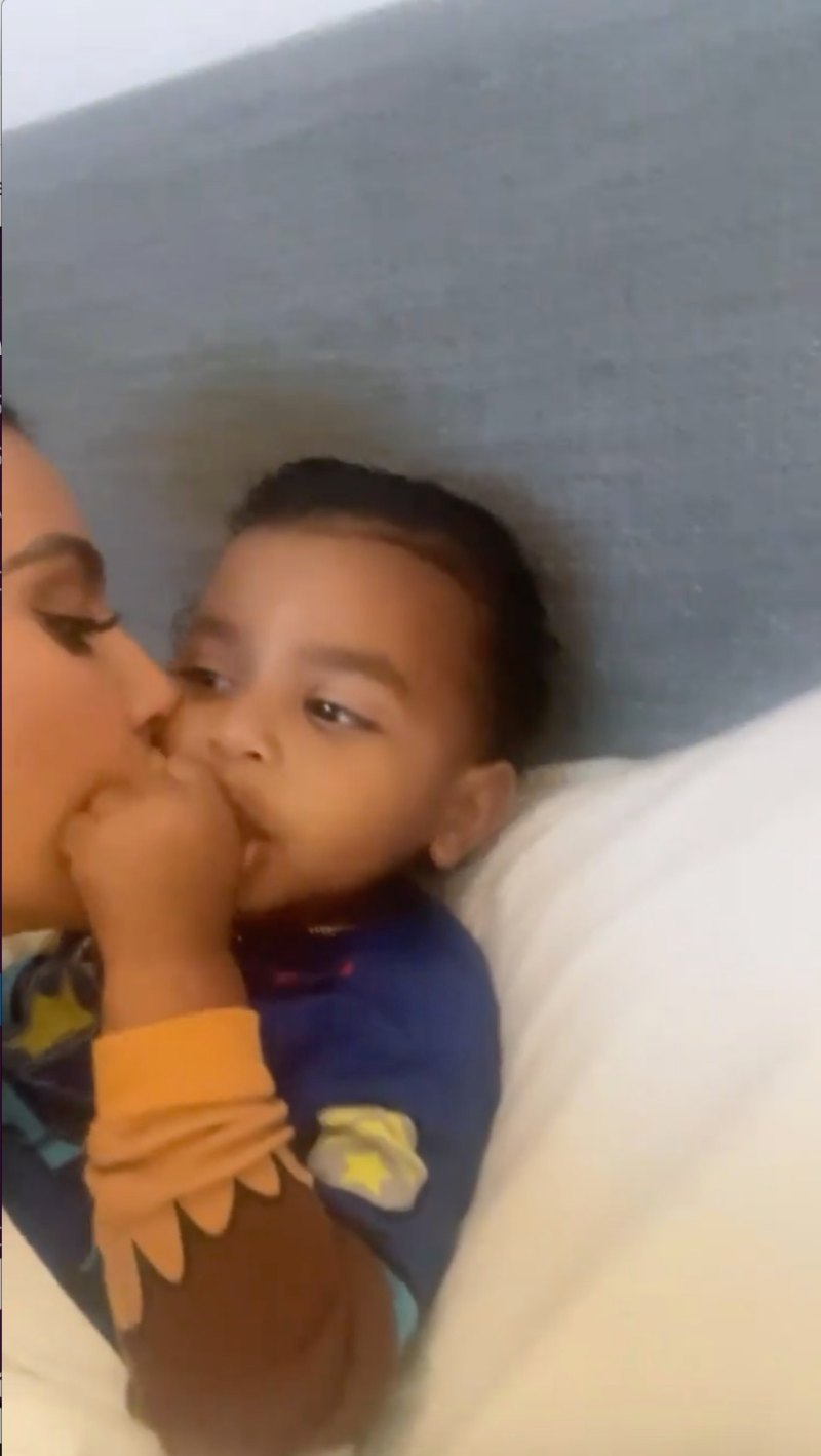 ‘Give Me Kisses!’ Kim Kardashian’s Best Moments With Son Psalm