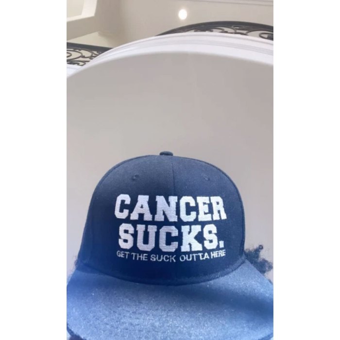 Gregg Leakes Son Brentt Wears Cancer Sucks Hat Hours After Dad Death