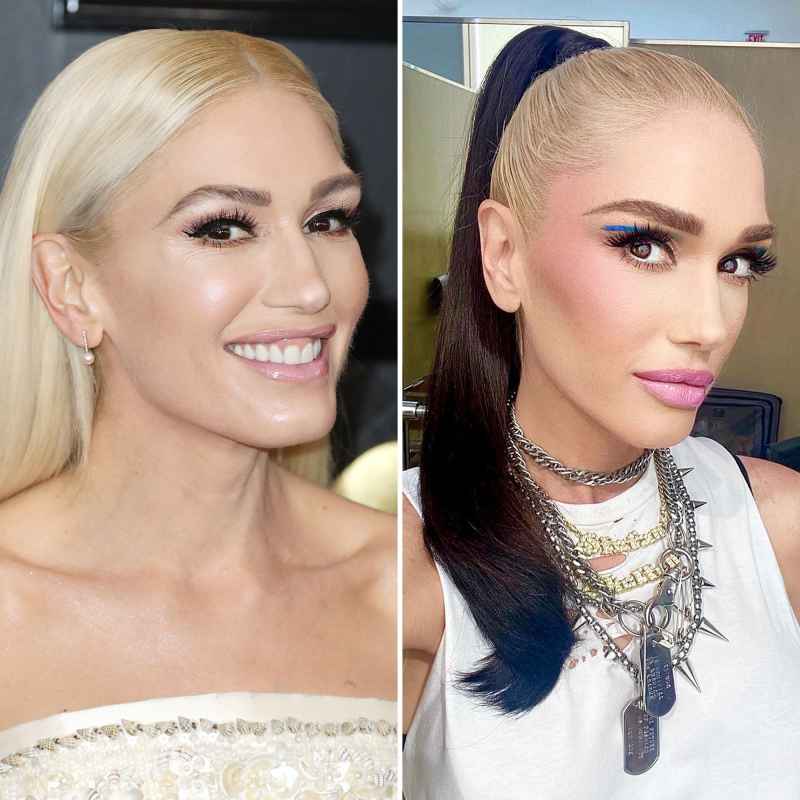 Gwen Stefani Two Toned Ponytail Is One Her Wildest Looks Yet