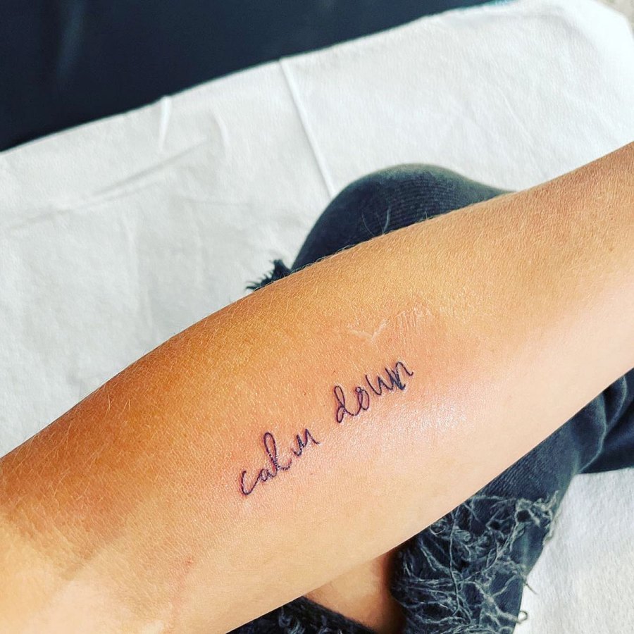 Hilarie Burton Honors Late Friend Willie Garson With Calm Down Tattoo