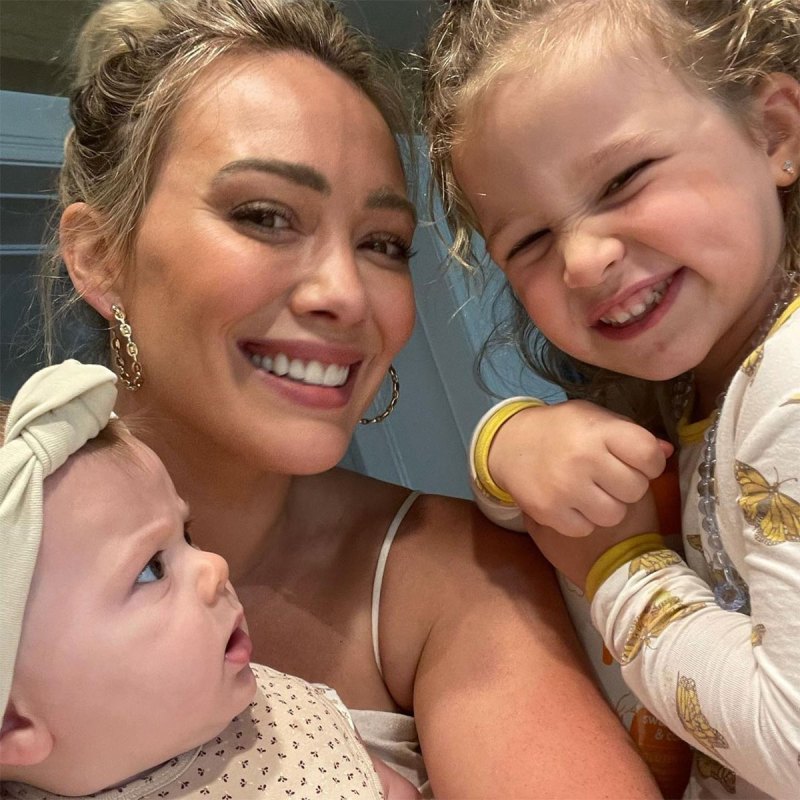 Hilary Duff Daughters Banks and Mae