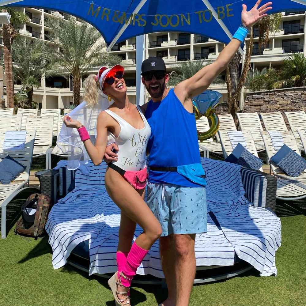 Inside Heather Rae Young and Tarek El Moussa’s ‘80s-Inspired Joint Bachelor and Bachelorette Bash in Palm Desert