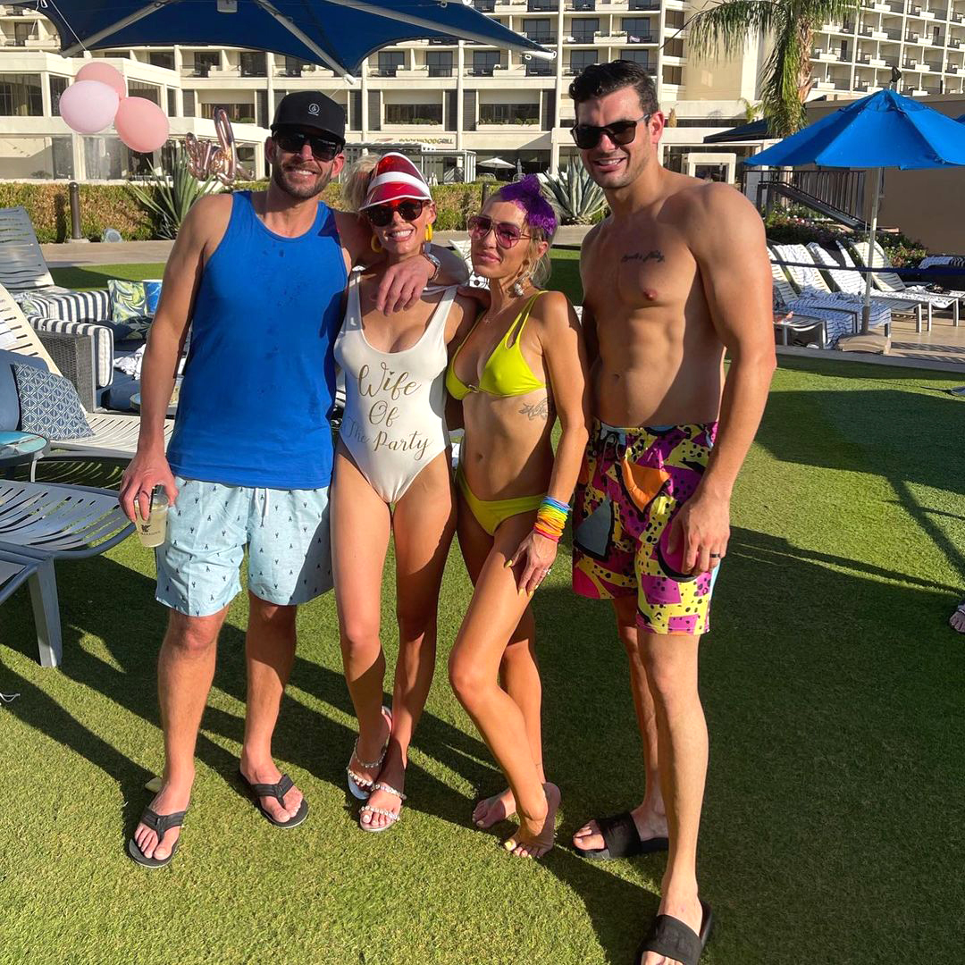 Heather Rae Young Tarek El Moussa S Joint Bachelor Bash Pics
