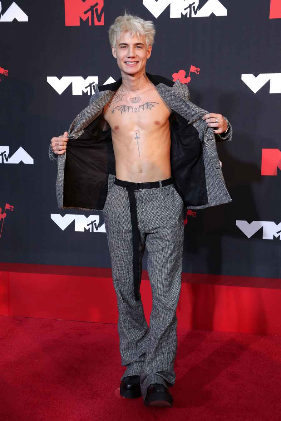 Jaden Hossler Red Carpet MTV 2021 VMAs Hottest Hunks