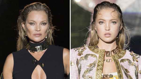 Kate Moss Daughter Lila Walk Together Milan Fashion Week
