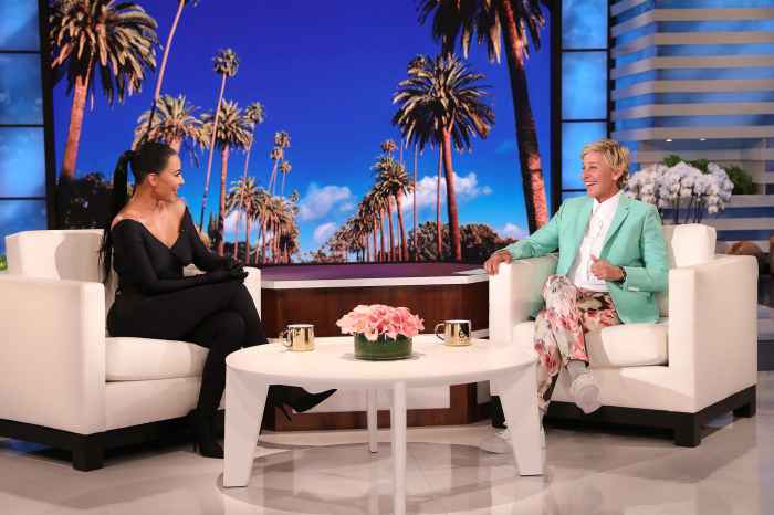 Kim Kardashian Corrects Ellen DeGeneres for Assuming Son Psalm Gold Chain Is Fake
