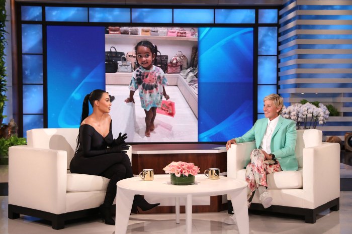Kim Kardashian dice hija gótica completa North Ellen DeGeneres