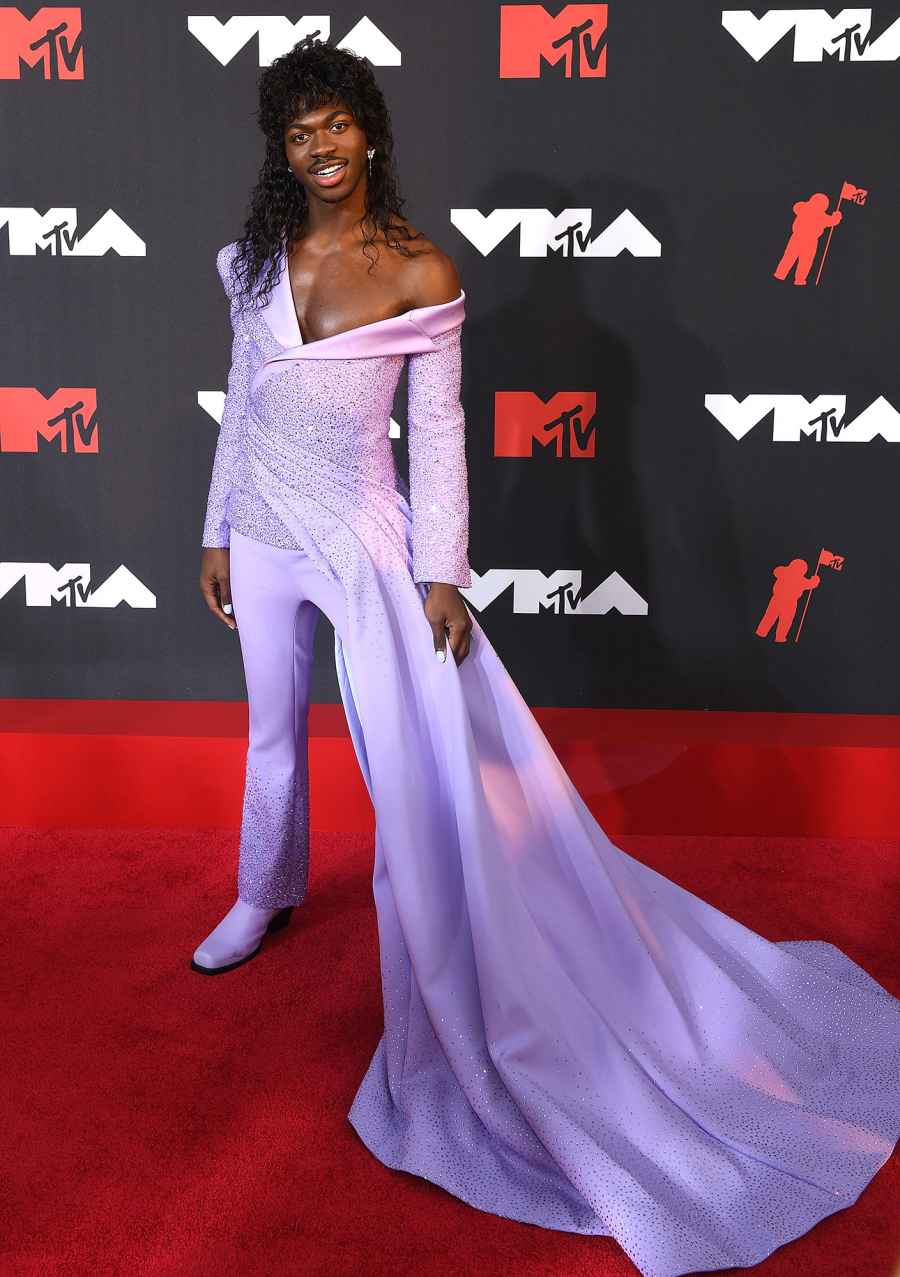 Lil Nas X Red Carpet MTV 2021 VMAs Hottest Hunks