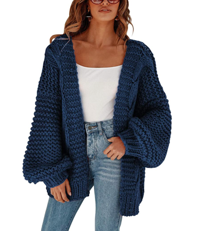 Merokeety Chunky Cardigan Looks Way More Expensive Than It Is | Us Weekly
