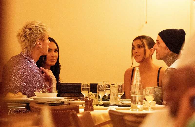 VMAs 2021 MGK and Megan Fox Double Date With Kourtney and Travis After Dramatic VMAs