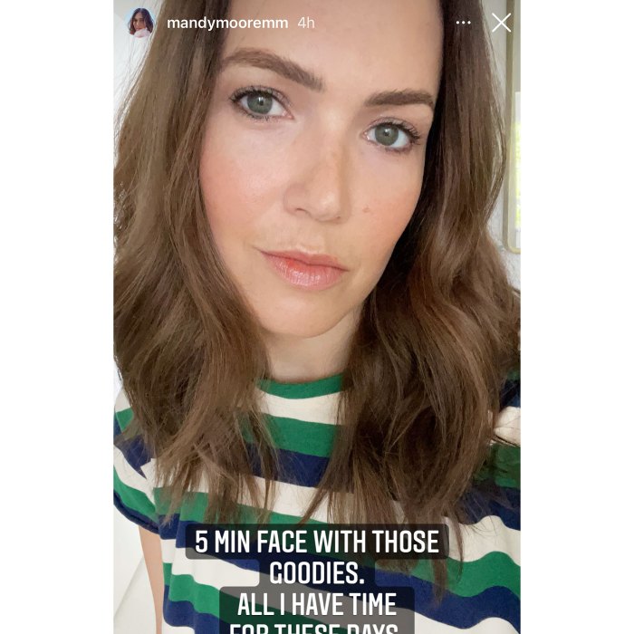 Mandy Moore Spills Her Go To Clean Beauty Products 5 Minute Face