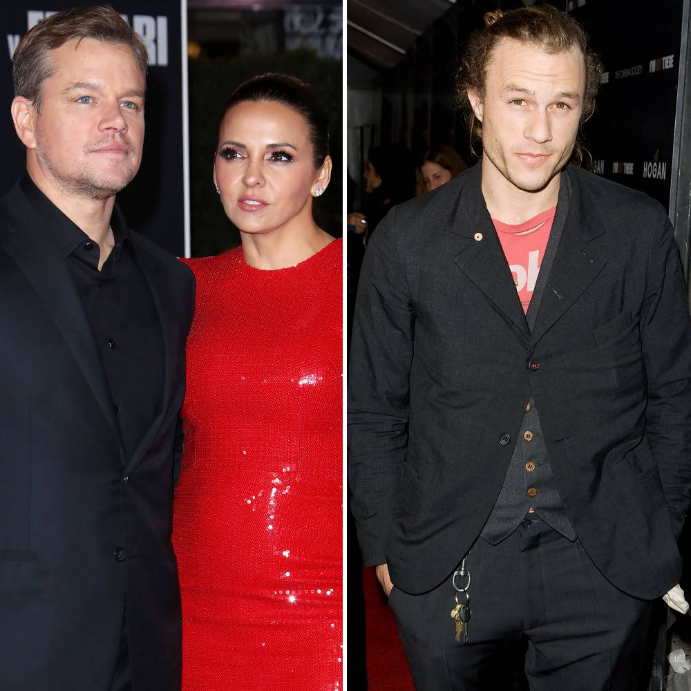 Matt Damon and His Wife Have Matching Tattoos With Late Heath Ledger