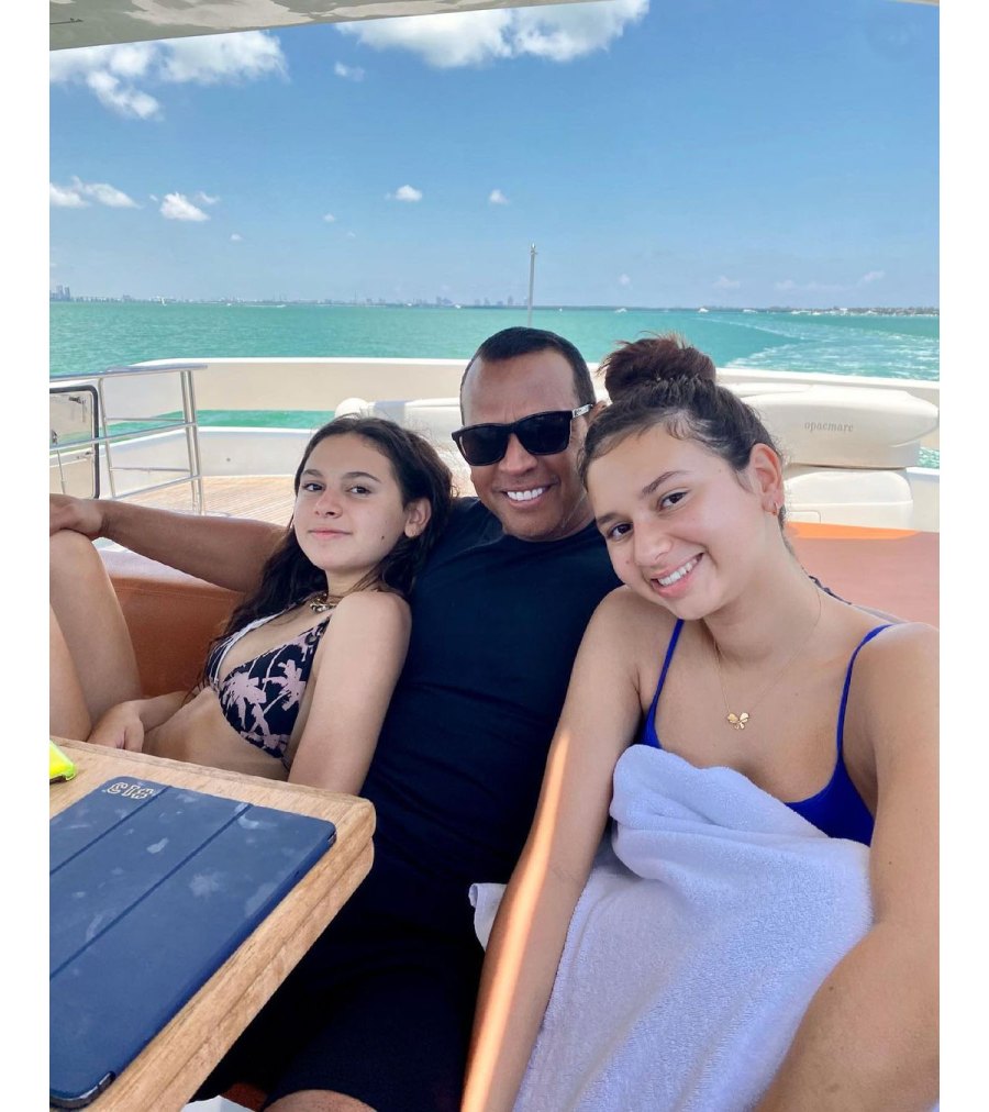 May 2021 Alex Rodriguez Best Moments With His Daughters Natasha and Ella