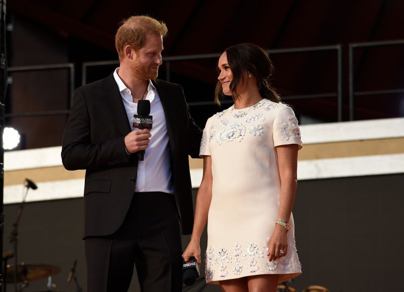 Prince Harry and Meghan Markle at Global Citizen