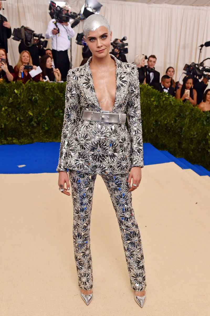 Most Outrageous Hair Makeup Met Gala Cara Delevingne 2017