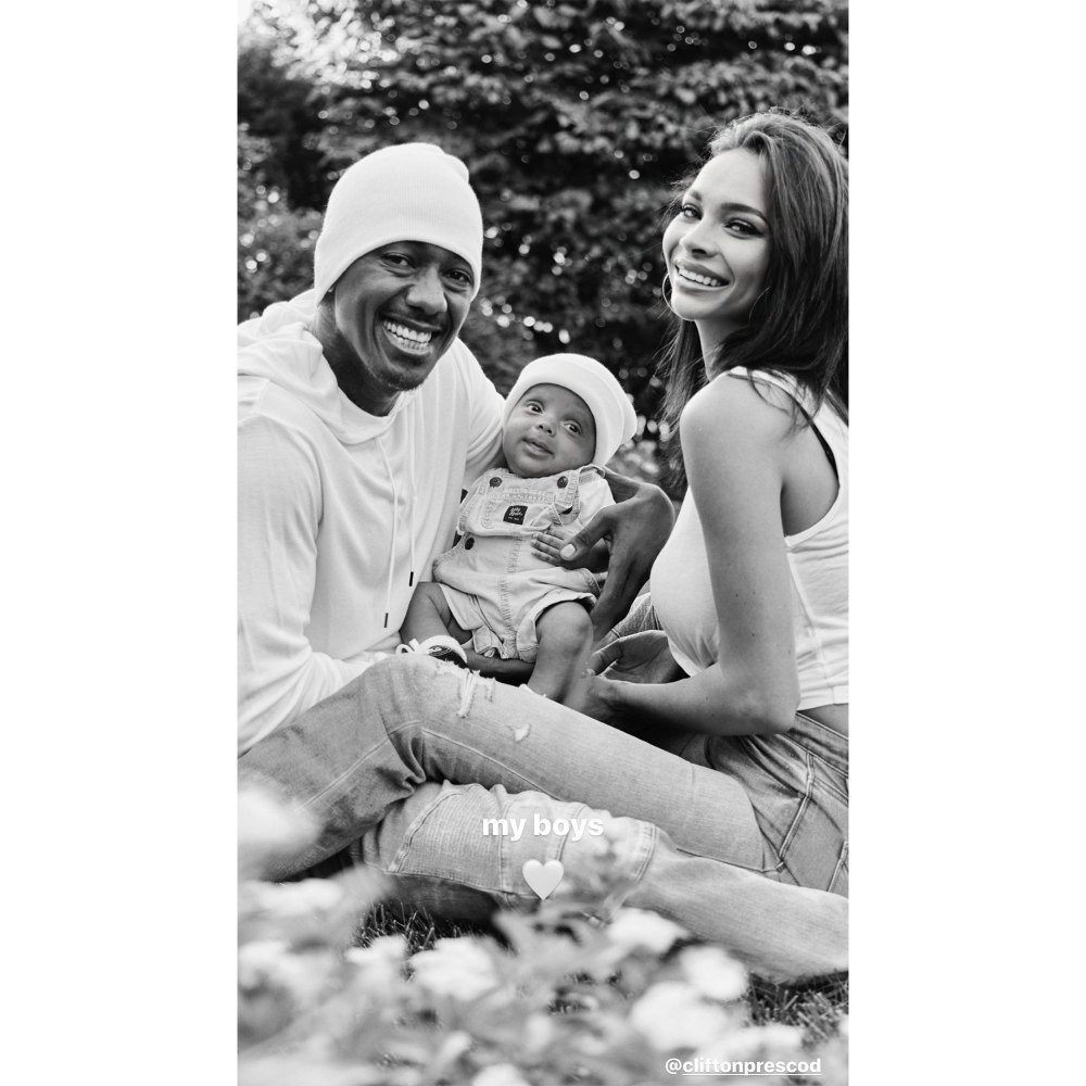 Nick Cannon Takes Adorable Family Photos With Alyssa Scott and Son Zen