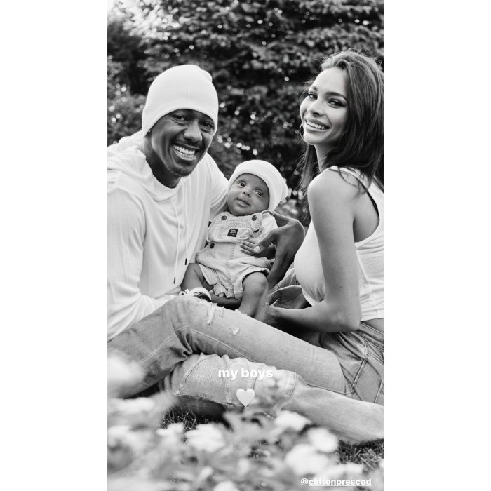 Nick Cannon se toma adorables fotos familiares con Alyssa Scott y su hijo Zen