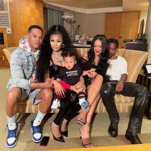 Nicki Minaj’s Son Bonds With Rihanna, A$AP Rocky: Pic