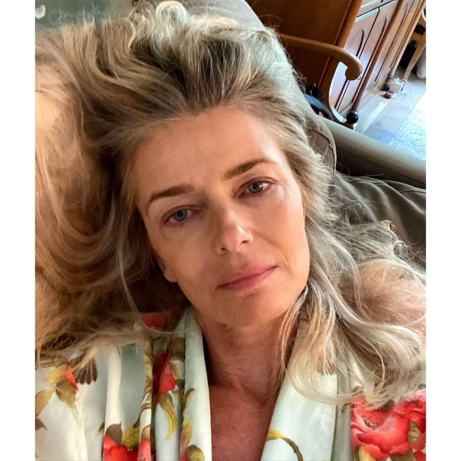 Paulina Porizkova Posts Makeup-Free Pic, Says ‘Unretouched Faces’ Are Rare