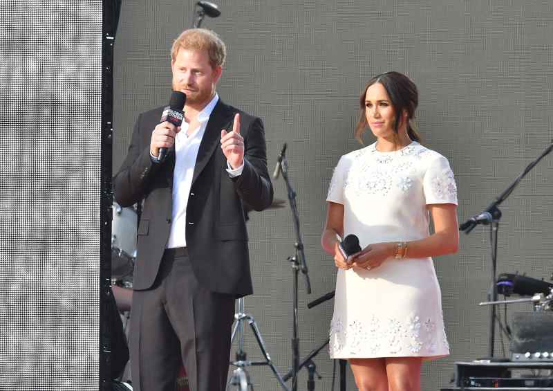 The Duke and Duchess of Sussex take the stage at Global Citizen in New York City.