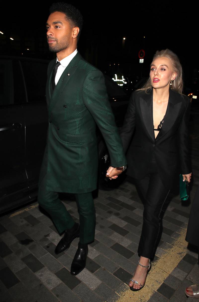 Rege-Jean Page and Girlfriend Emily Brown Make Rare Appearance at 'GQ' Men of the Year in London