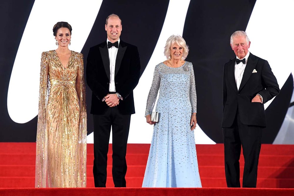 Royal Red Carpet Kate William More Stun No Time Die Premiere