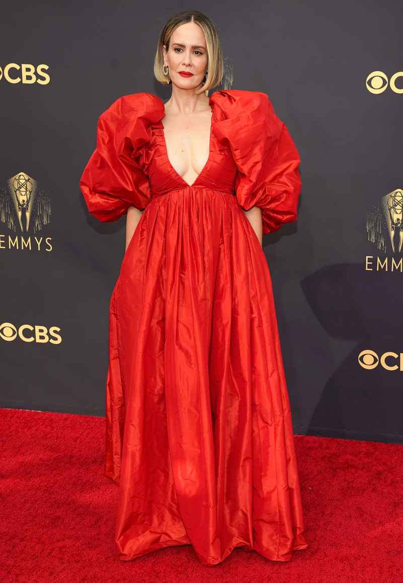 Sarah Paulson 73rd Primetime Emmy Awards Red Carpet Arrival 2021 Emmys