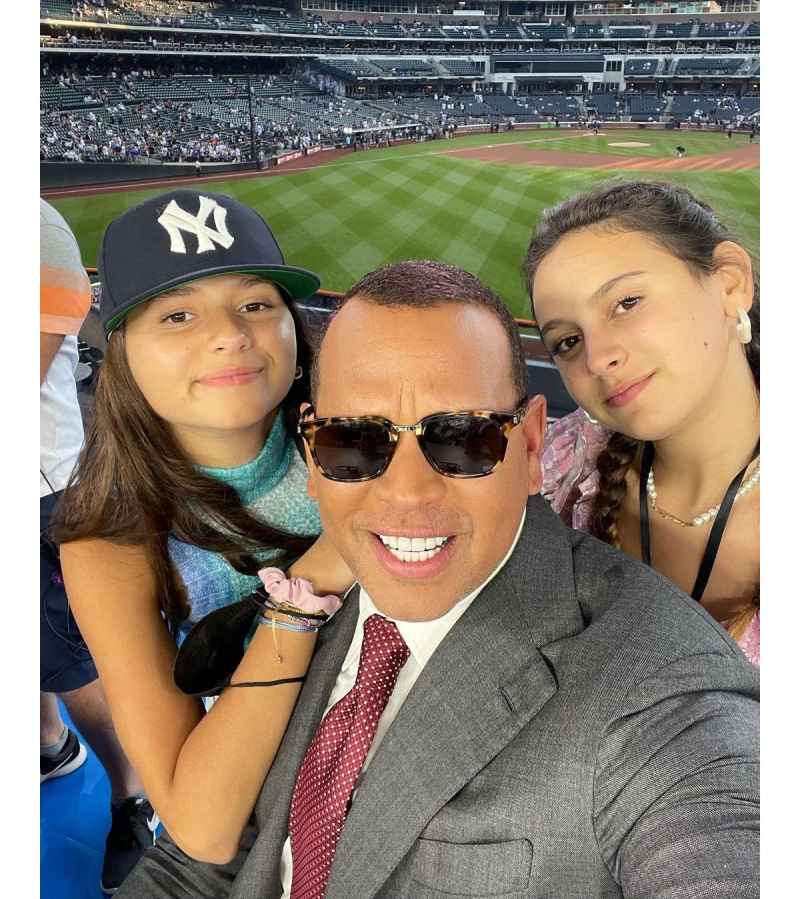 September 2021 Alex Rodriguez Best Moments With His Daughters Natasha and Ella