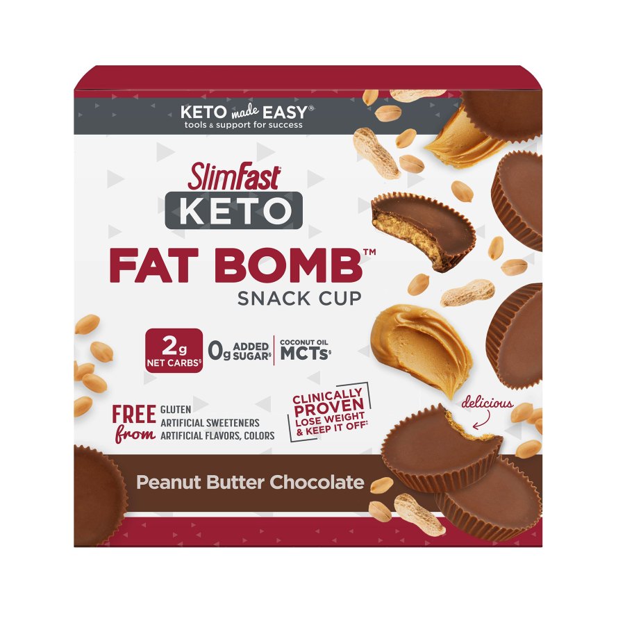 Slimfast Keto Fat Bomb Snacks Buzzzz-o-Meter 3821