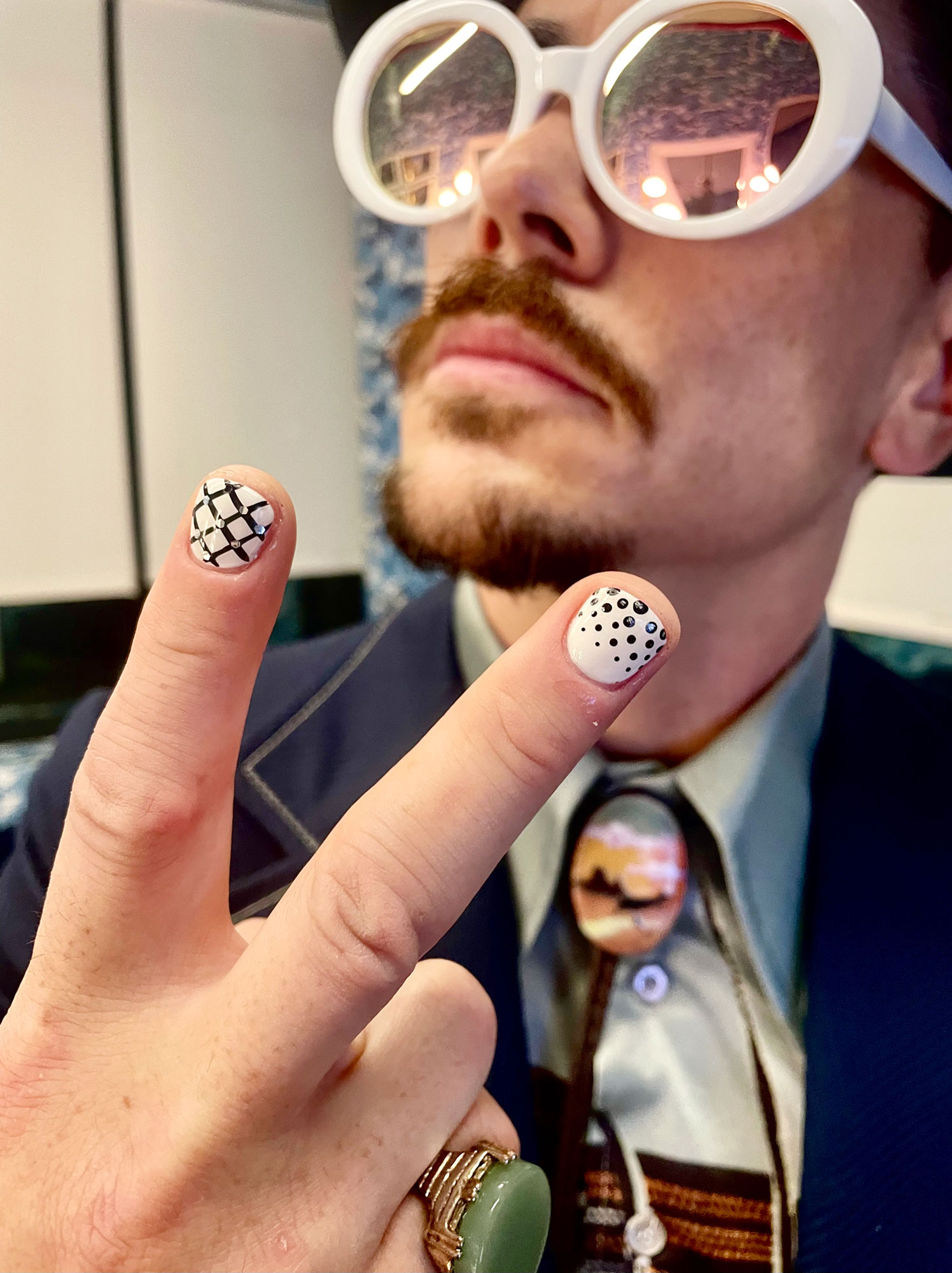 Tom Sandoval Blinged Out Manicure Is Ultimate Nail Inspo
