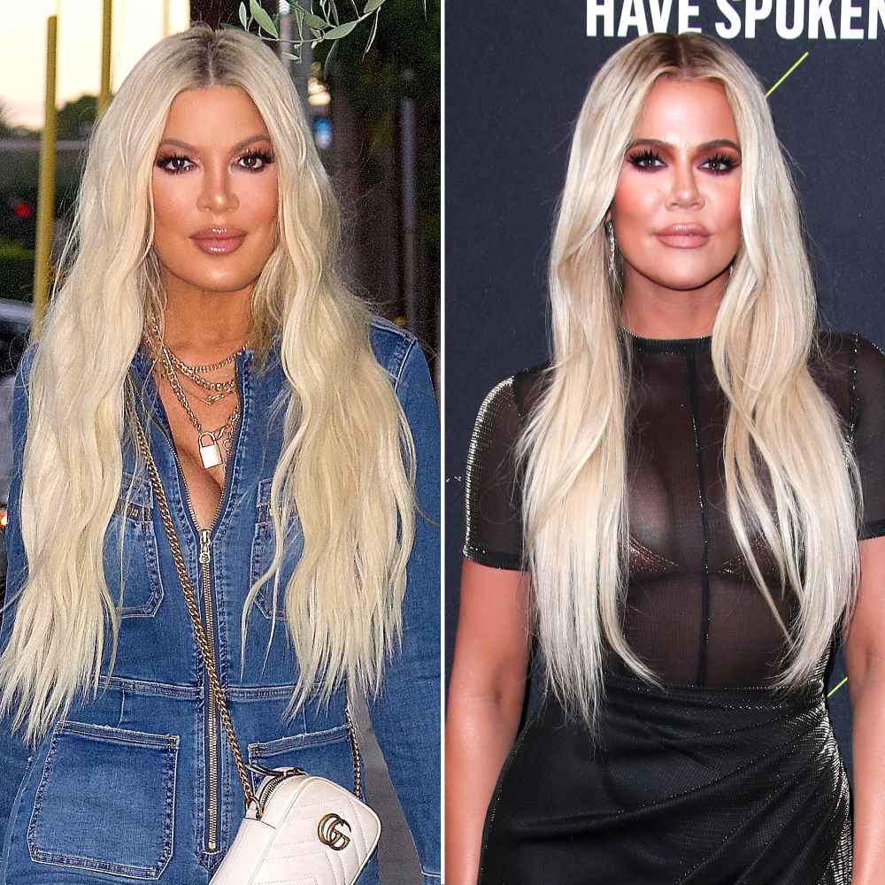 Tori Spelling Reacts to Khloe Kardashian Comparisons After Twinning Looks Go Viral