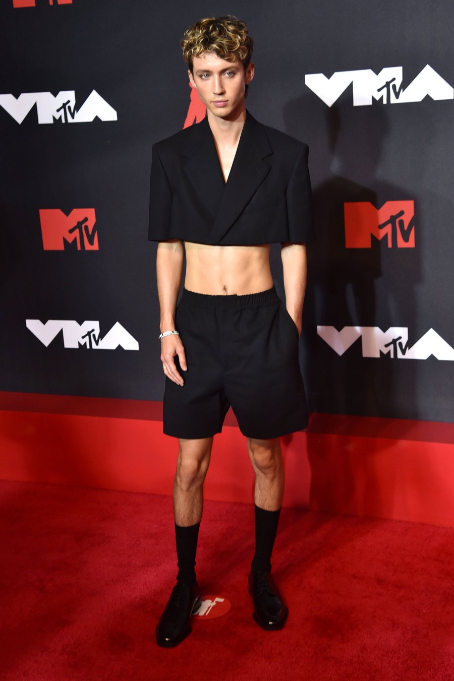 Troye Sivan Red Carpet MTV 2021 VMAs Hottest Hunks