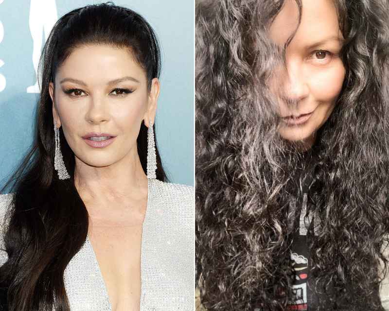 Catherine Zeta-Jones, 51, Shows Off Her Curly Hair, Makeup-Free Face
