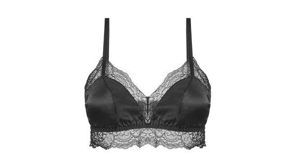 SilRiver Satin Bralette
