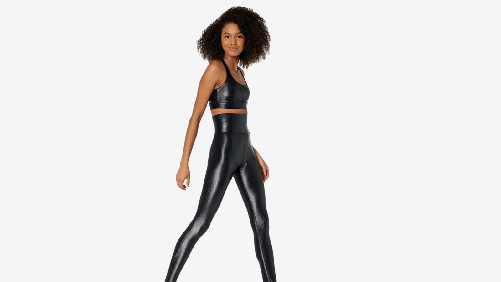 Rock These Carbon38 Faux-Leather Leggings From Barre to the Bar