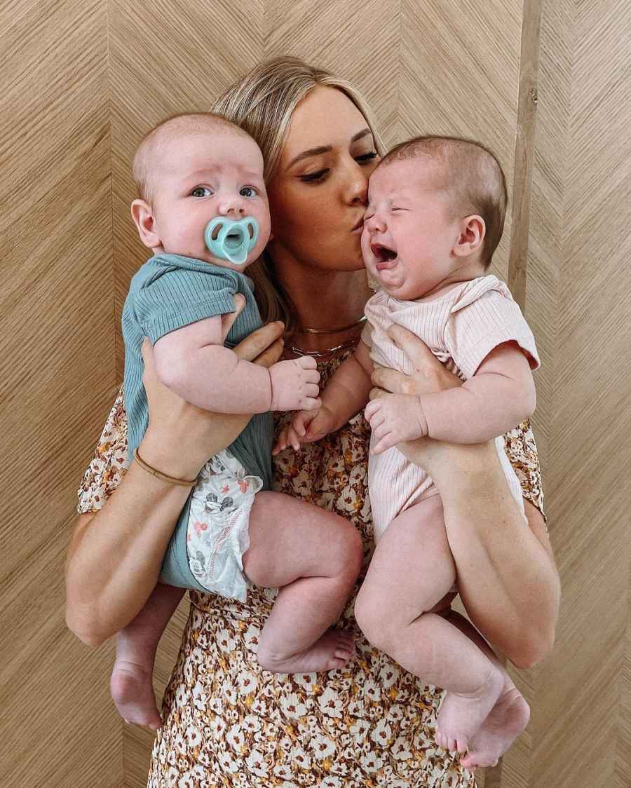 4 Months! See Lauren Burnham's Best Pics With Twins Senna and Lux