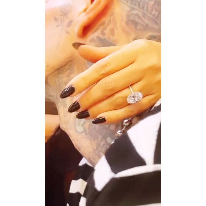 All Details Kourtney Kardashian Ring From Travis Barker