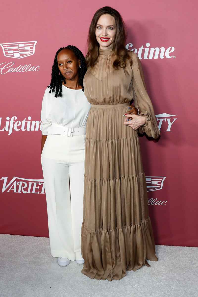 Angelina Jolie and Zahara Pose for Mother-Daughter Photos on Red Carpet 2
