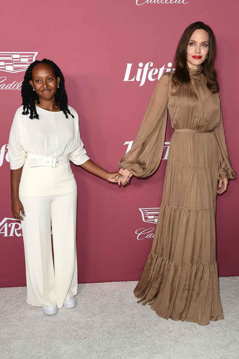 Angelina Jolie and Zahara Pose for Mother-Daughter Photos on Red Carpet 4