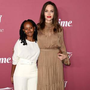 Angelina Jolie and Zahara Pose for Mother-Daughter Photos on Red Carpet