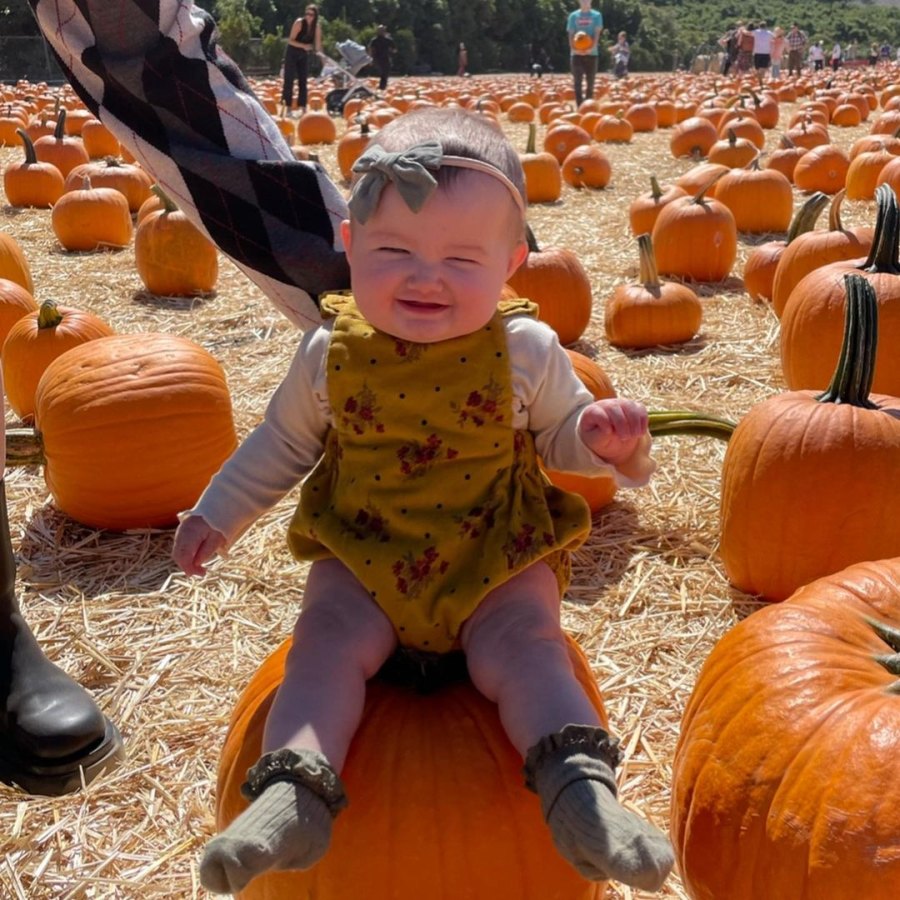 Ashley Tisdale, Christopher French's Daughter Jupiter's Album Pumpkin Patch