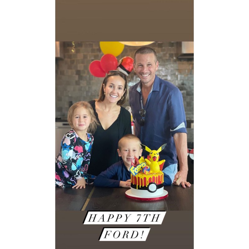 Bachelorette Ashley Hebert and J.P. Rosenbaum Celebrate Son Ford 7th Birthday Together Instagram