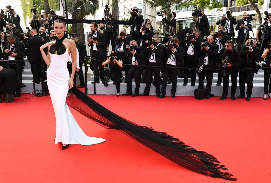 bella hadids best red carpet fashion moments